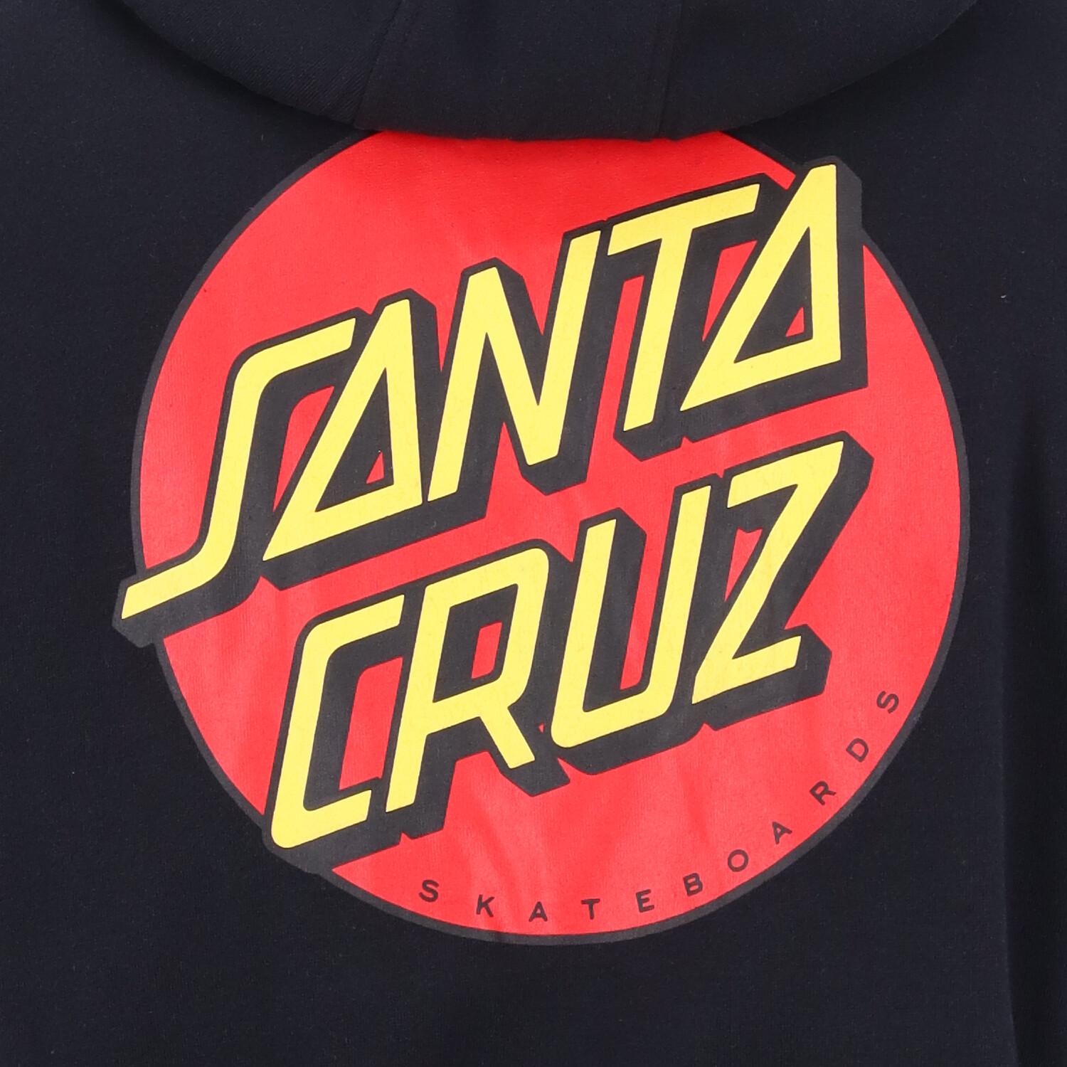 Santa Cruz Classic Dot Chest Hood BLACK 